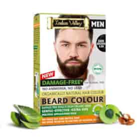 Damage Free Beard Colour Dark Brown 3.00 - (78ml + 8g), Indus Valley
