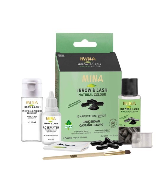 Henna Ibrow Dark Brown CAPSULES, Mina