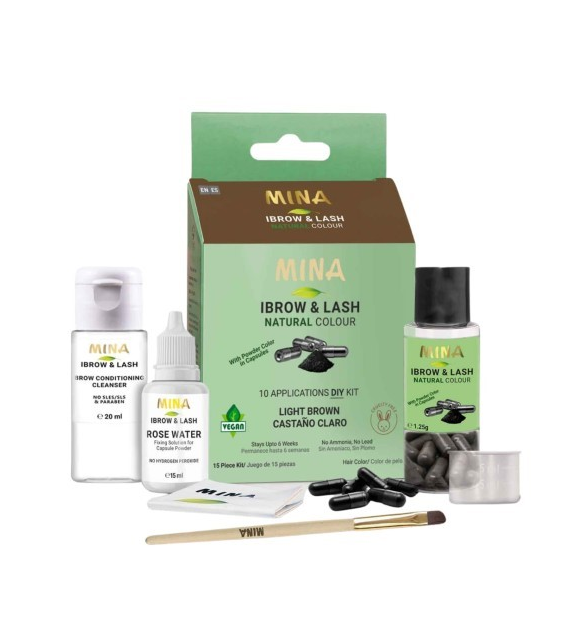 Henna Ibrow Light Brown CAPSULES, Mina