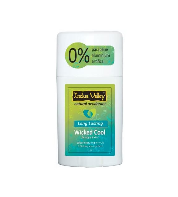 Wicked Cool Natural Deodorant Stick, 50g, Indus Valley