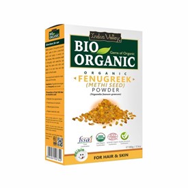 Bio Organic Fenugreek Methi Seed Powder ,100g, Indus Valley