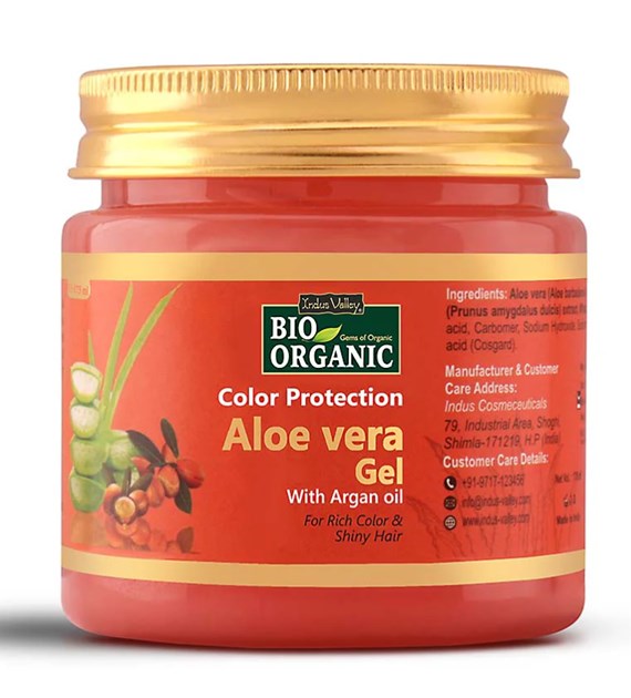 Color Protection Aloe Vera Gel, 175ml, Indus Valley