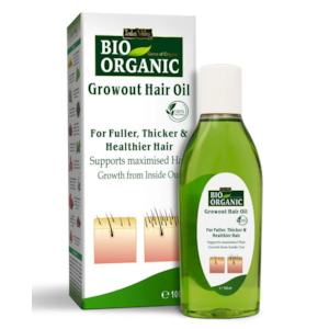 Bio Organic Growout Hair Oil, 100ml, Indus Valley