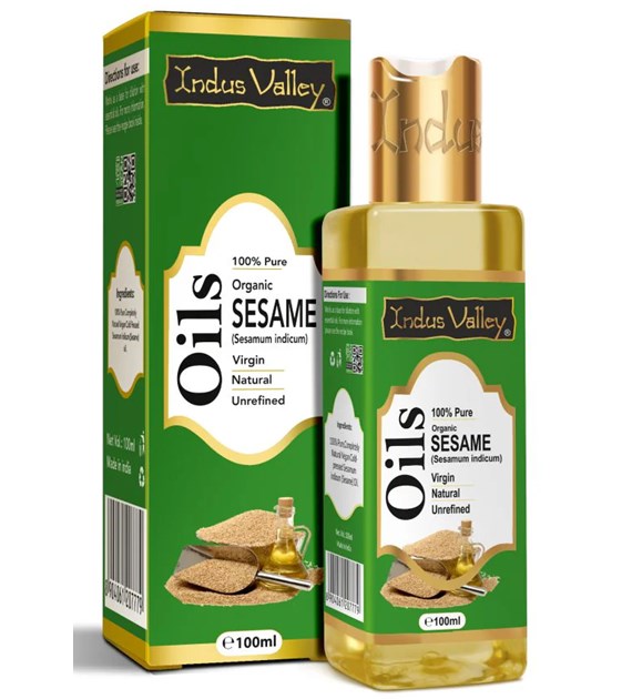 Sesame carrier oil, 100ml, Indus Valley