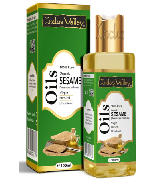 Sesame carrier oil, 100ml, Indus Valley