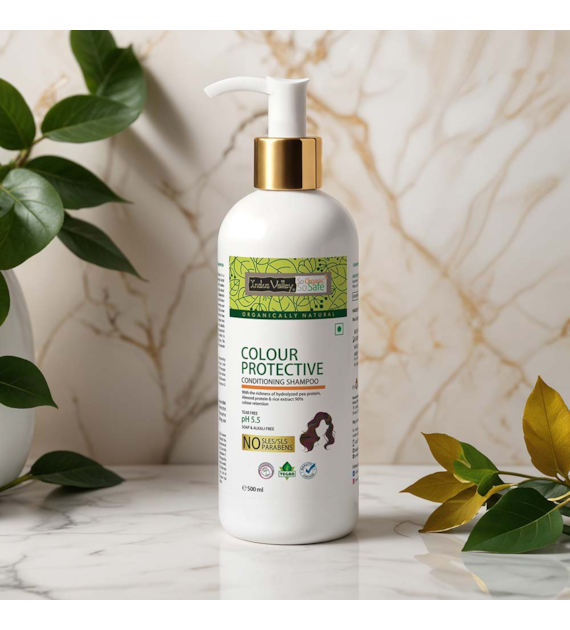 Colour Protective Shampoo With Conditioner, 500ml, Indus Valley
