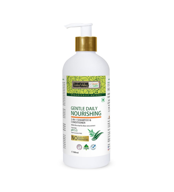 Daily gentle shampoo, 500ml, Indus Valley