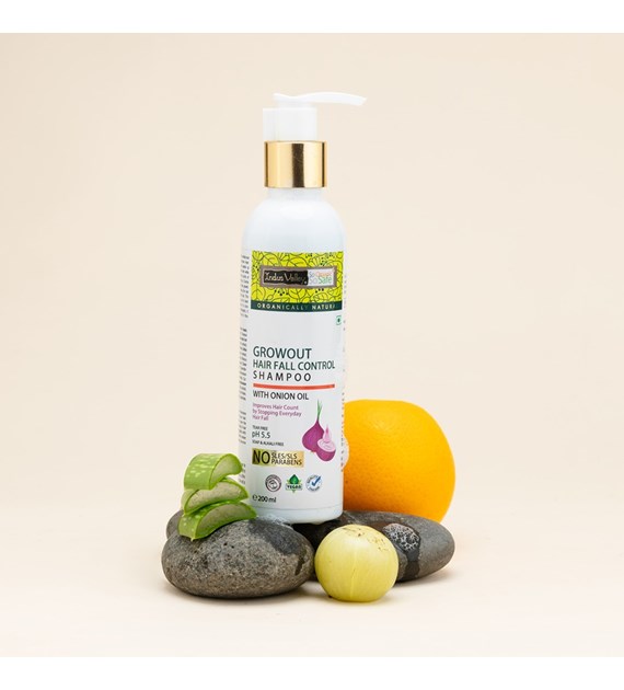 Growout Shampoo, 200ml, Indus Valley