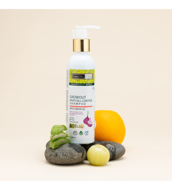 Growout Shampoo, 200ml, Indus Valley