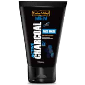 Men Oil Control Charcoal Face Wash, 100ml, Indus Valley