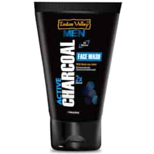 Men Oil Control Charcoal Face Wash, 100ml, Indus Valley